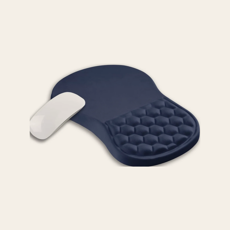 One ergonomic mouse pad with wrist rest